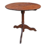 Old wooden pedestal table/side table