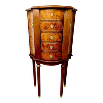 Meuble à bijoux Franklin Mint – Collection Fabergé – Complet – Très bo