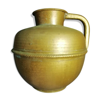 Ancien gros pot à eau cuivre Maroc