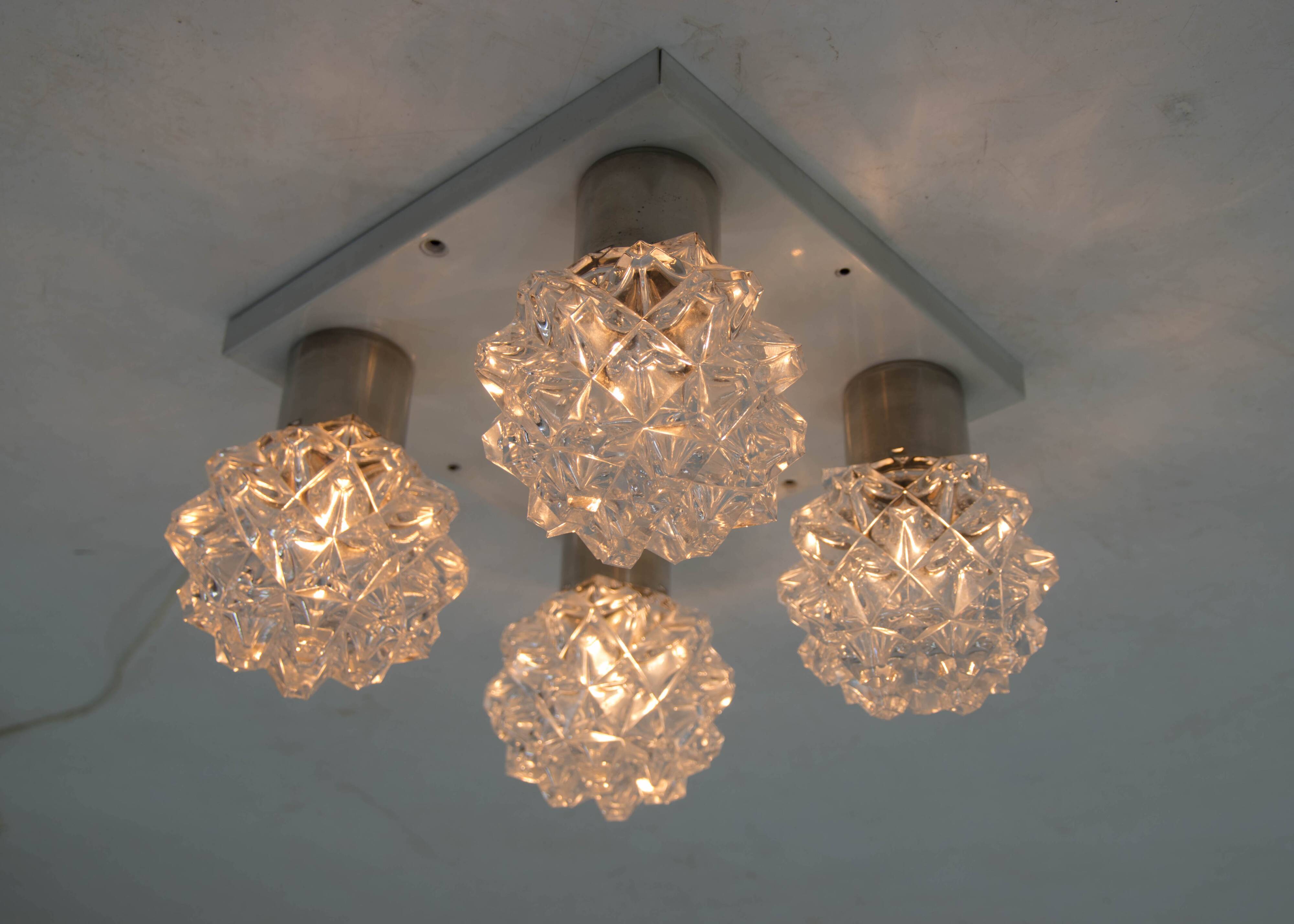 Flush Mount by Kamenicky Senov, 1970s