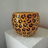 Tiger head ceramic planter