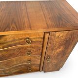 Italian Art deco walnut sideboard