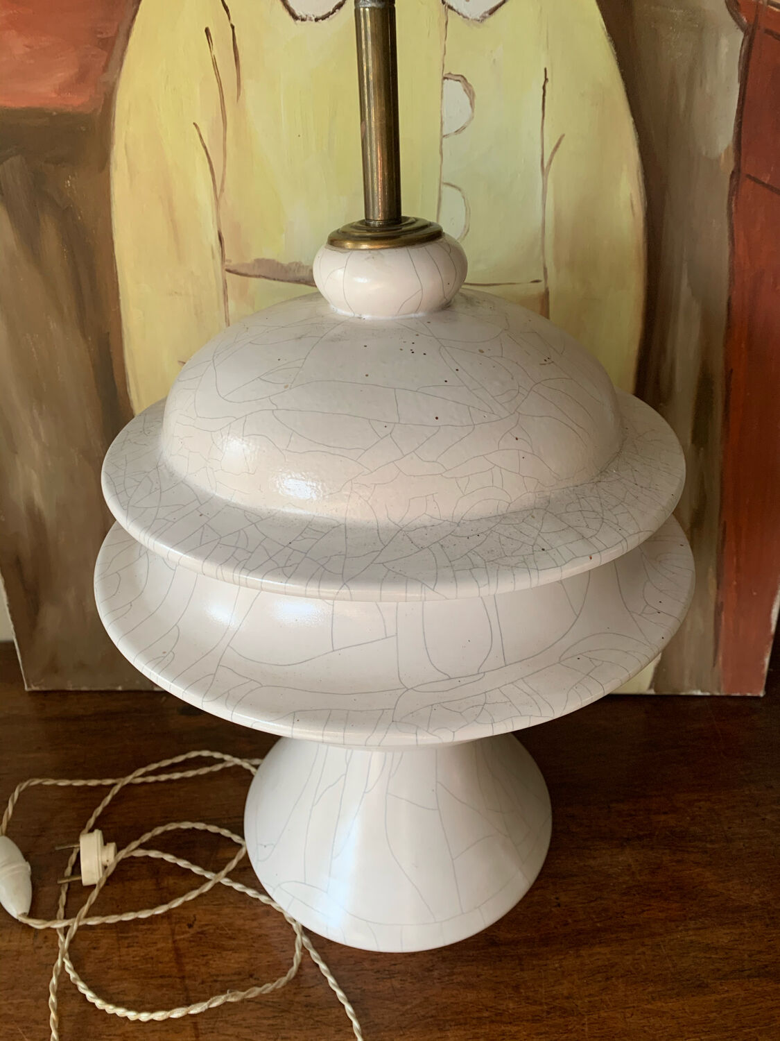 Ceramic lamp base