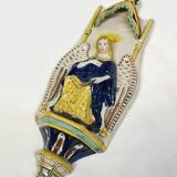 Former font of collection in faience of quimper hb. angel