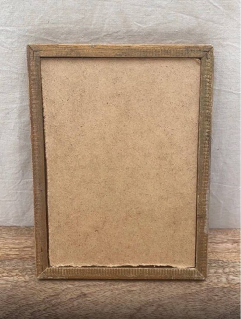 Old golden photo frame
