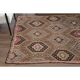 1970s Vintage Turkish Hand-Knotted Wool Cotton Brown Area Rug 166x286