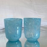 Verres à eau soufflé bouche