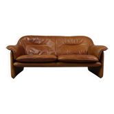 Canapé DS-16 en cuir cognac de De Sede