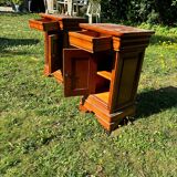 Solid cherry bedside tables