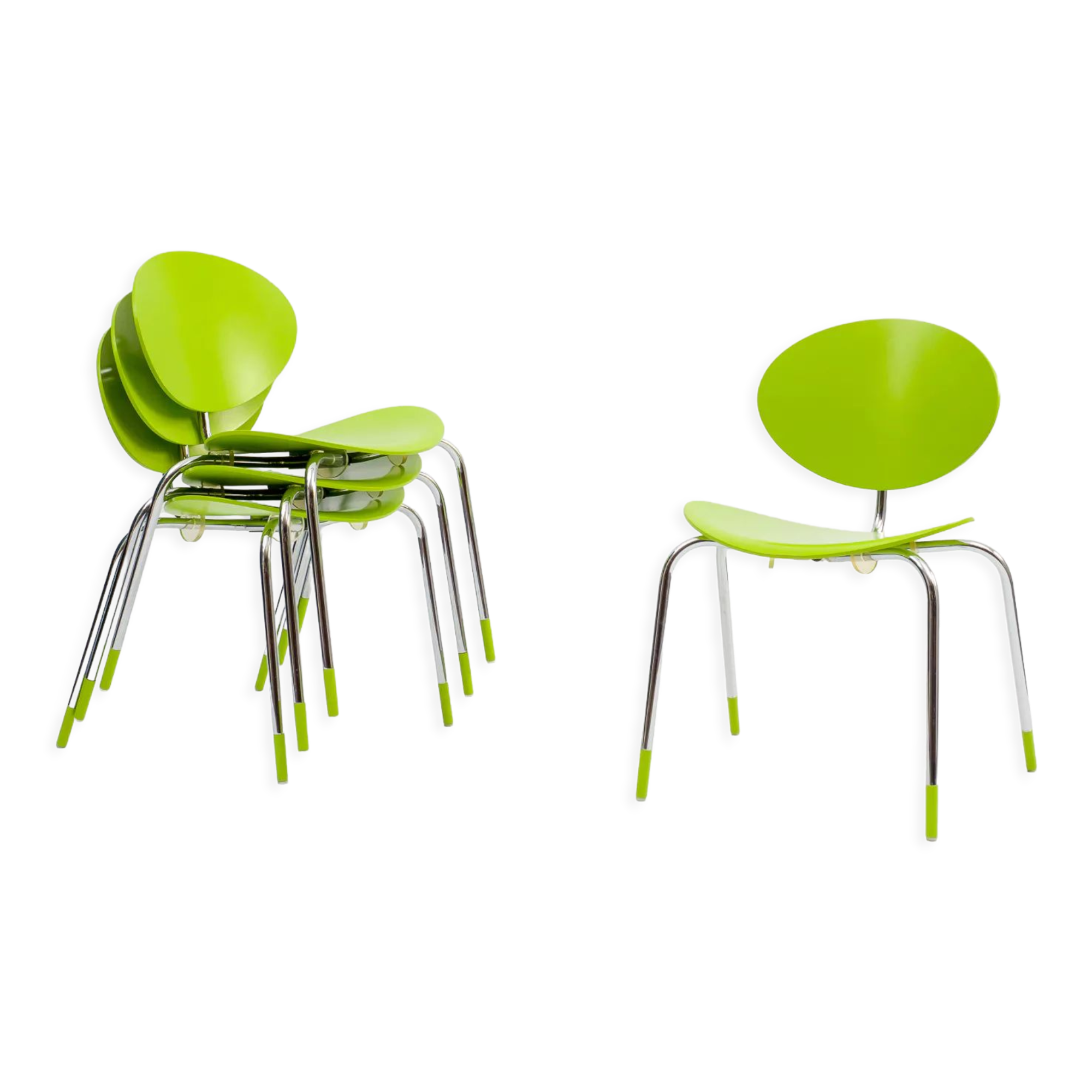 Set of four Mosquito chairs by Flötotto