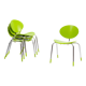 Set of four Mosquito chairs by Flötotto