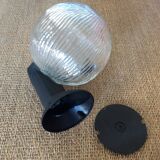 Glass ball globe wall lamp