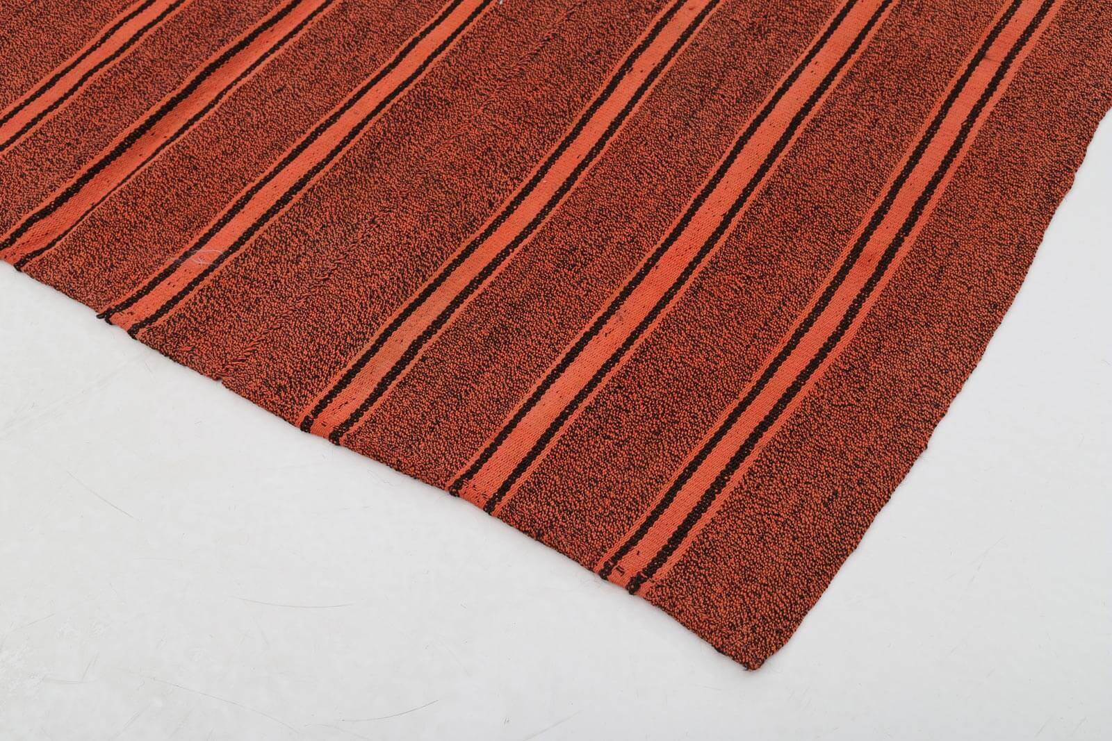 Turkish Handmade Vintage Anatolian Kilim 182 cm x 214 cm