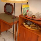Floor lamp tripod vintage 60s wrought iron