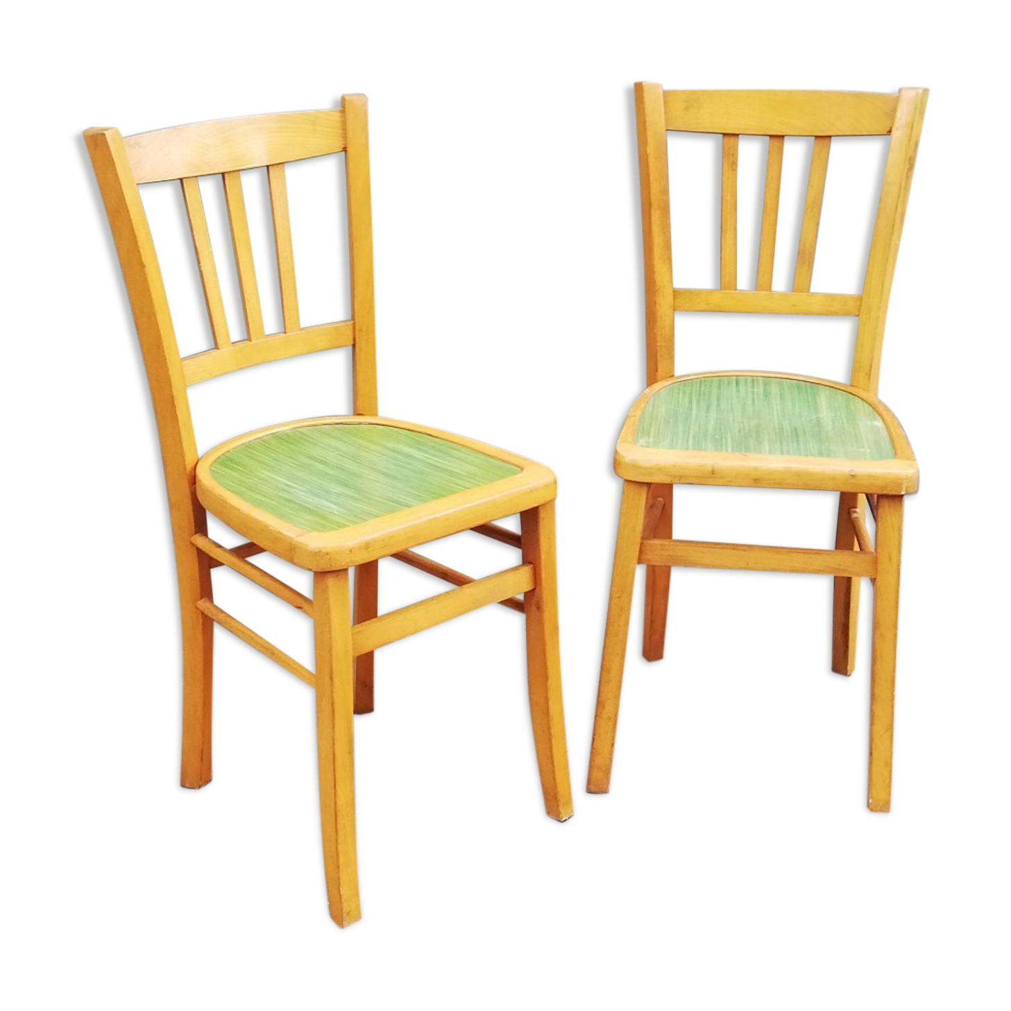 Pair of vintage bistro chairs