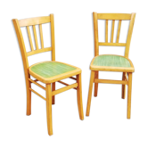 Pair of vintage bistro chairs
