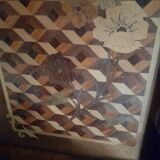 Marquetry serving tray.