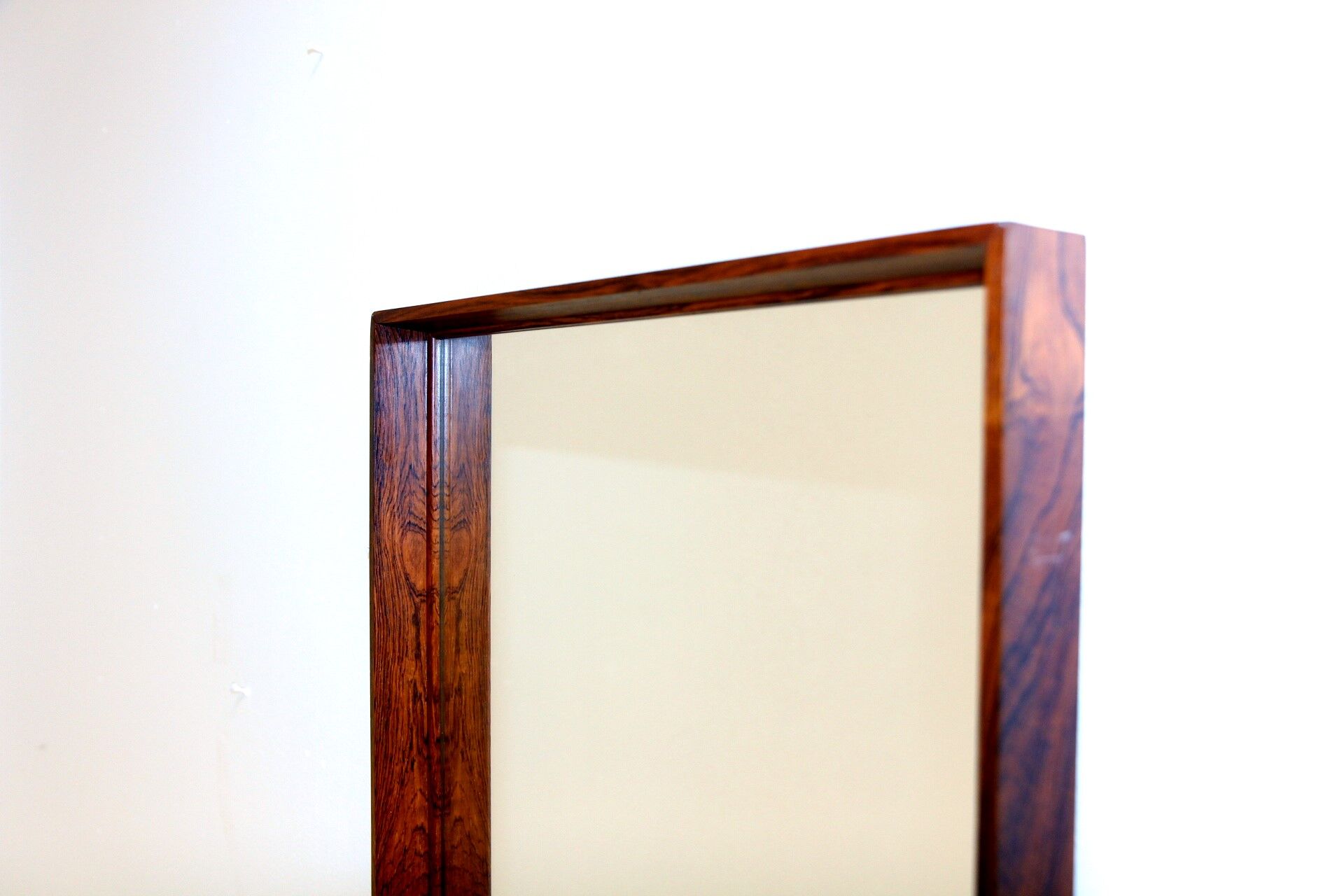 Rosewood mirror, Sweden, 1960, 122cm x 44cm