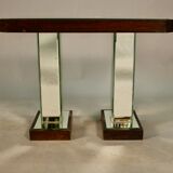 Table top mirror 1940 with two legs