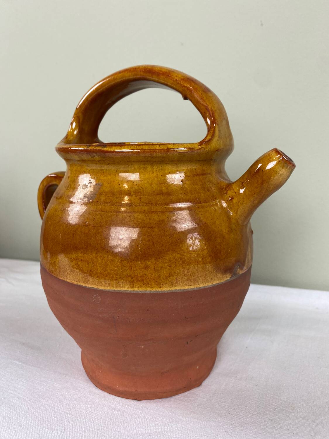 Ochre terracotta water bottle