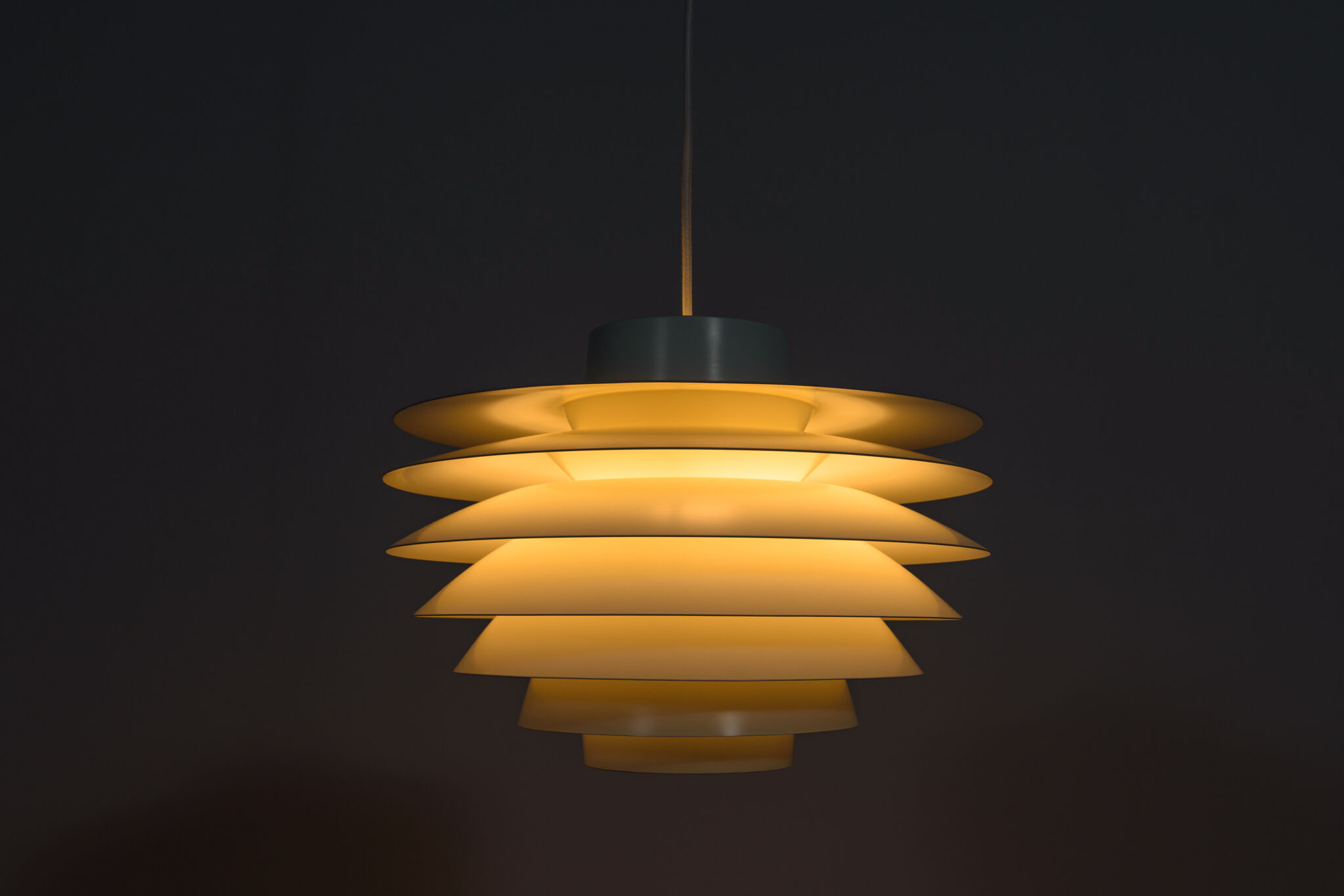 Mid-Century Danish Verona Pendant Lamp by Svend Middelboe for Fog & Menup, 1970s