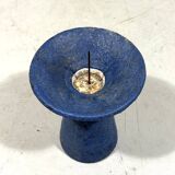 Blue ceramic candle holder 1960’s