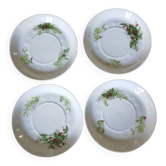 Soucoupes de Noël Limoges