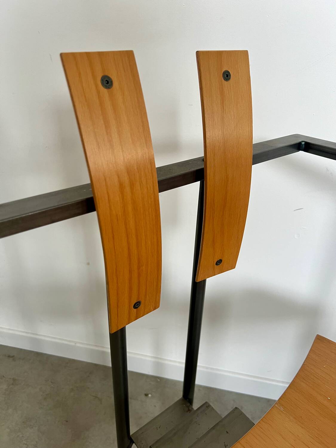 4 old raw design chairs Karl Friedrich Forster model Trix KFF postmodern 70s/80s