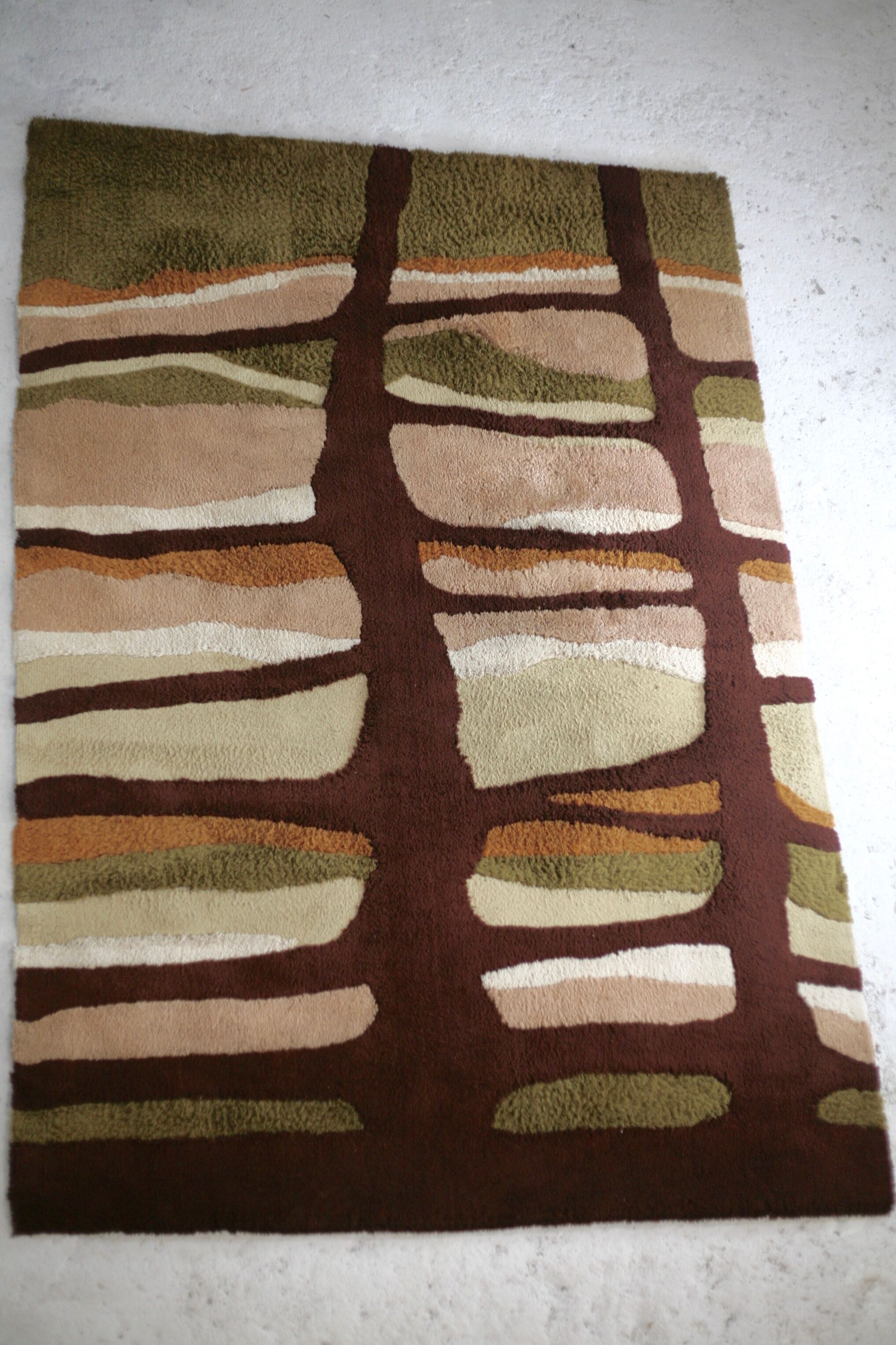 70s rug, published by Adoros, dralon, Germany