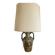 Lampe en céramique craquelée