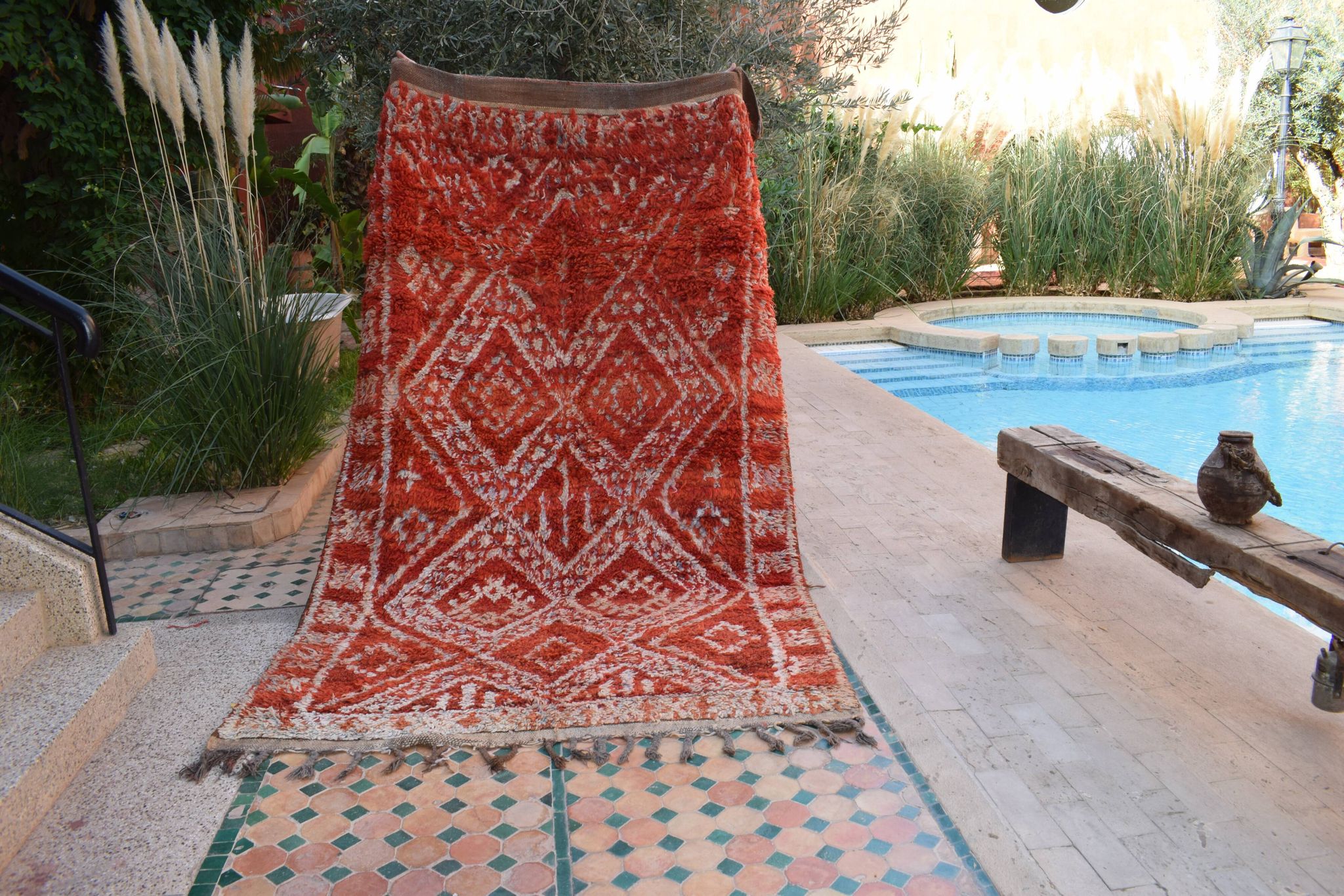 Berber rug Moroccan vintage Atlas