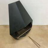 Modern steel fireplace model 5005 from Don Bar Design