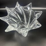 70s crystal vase