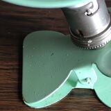 Lampe pince / liseuse champignon vert menthe vintage , 1960