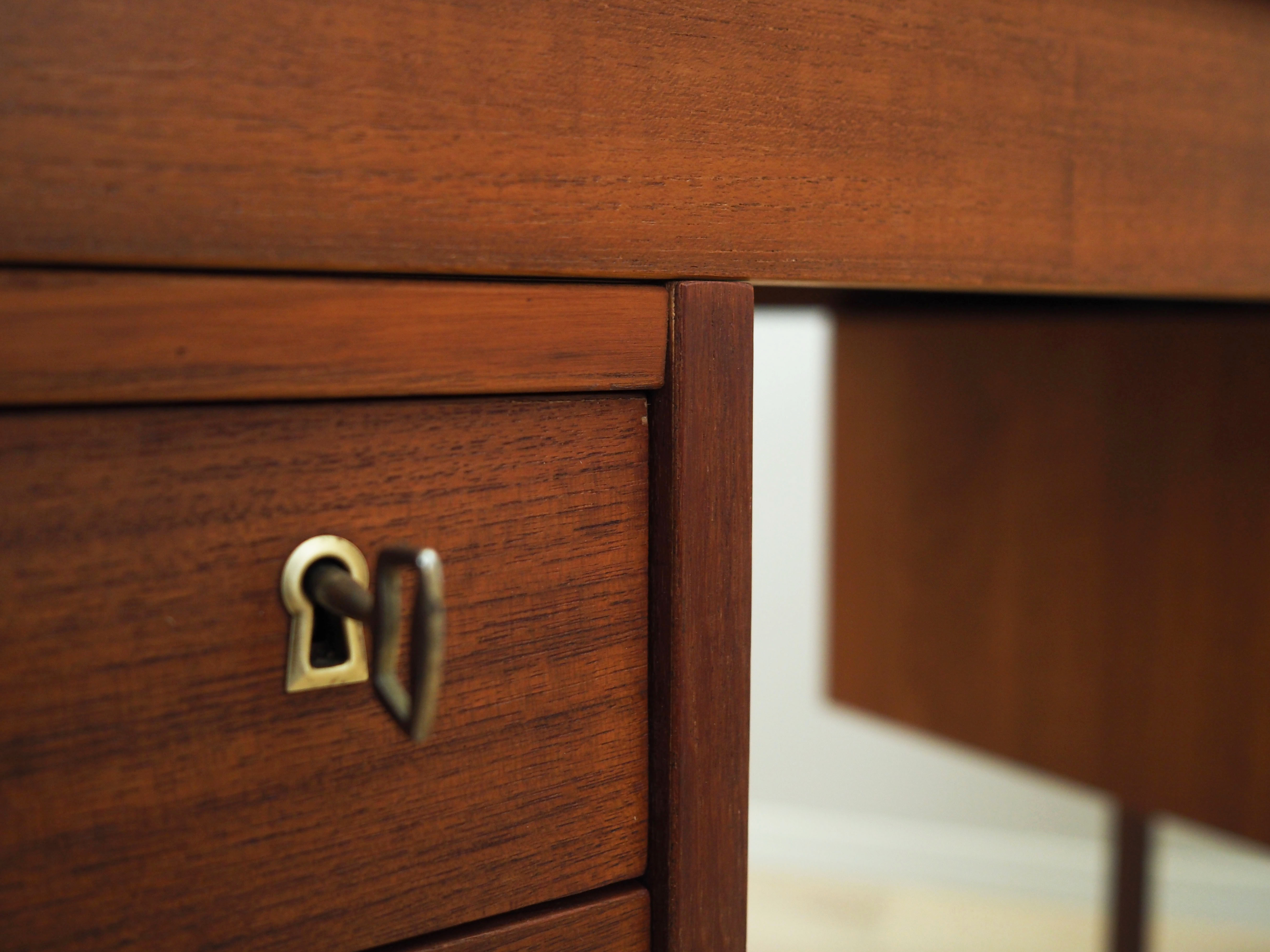 Teak desk, Danish design, 1970s, made in Denmark