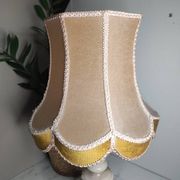 Lampe vintage avec pied en albâtre