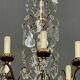 Antique crystal chandelier.