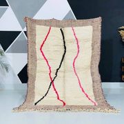 Tapis en laine pure naturelle fait main taille 140 x 260 cm