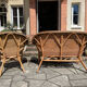 Vintage rattan garden furniture