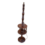 Wooden floor lamp