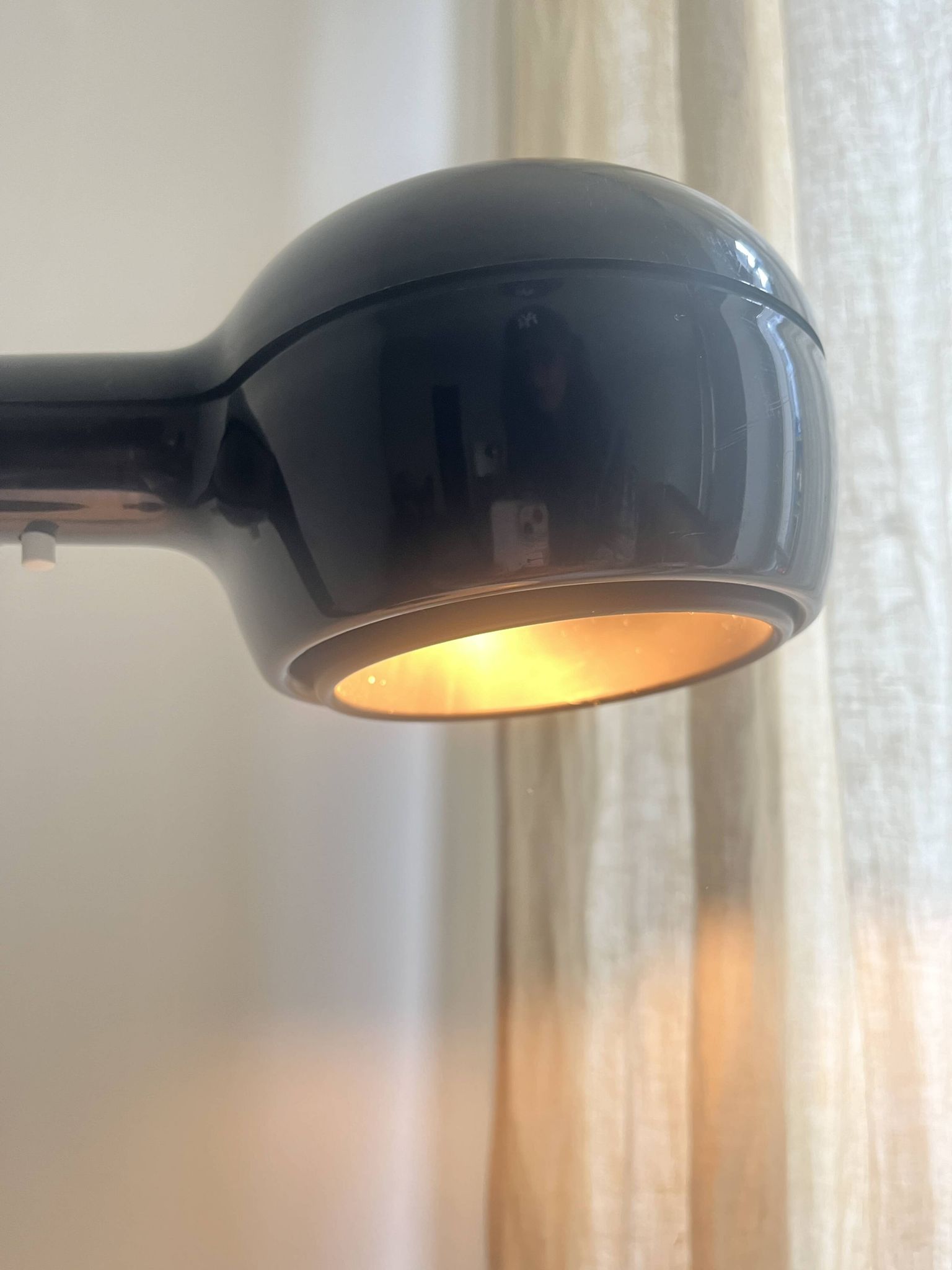 Vintage design Cobra articulated desk lamp by Fagerhults, Sweden 1974
