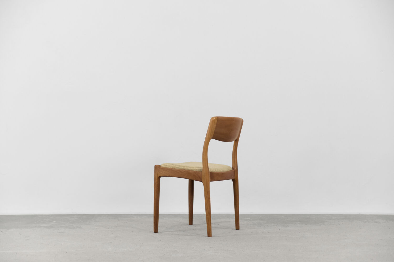 Vintage danish modern dinning teak chair by Juul Kristensen for JK Denmark, 1960s