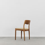 Vintage danish modern dinning teak chair by Juul Kristensen for JK Denmark, 1960s