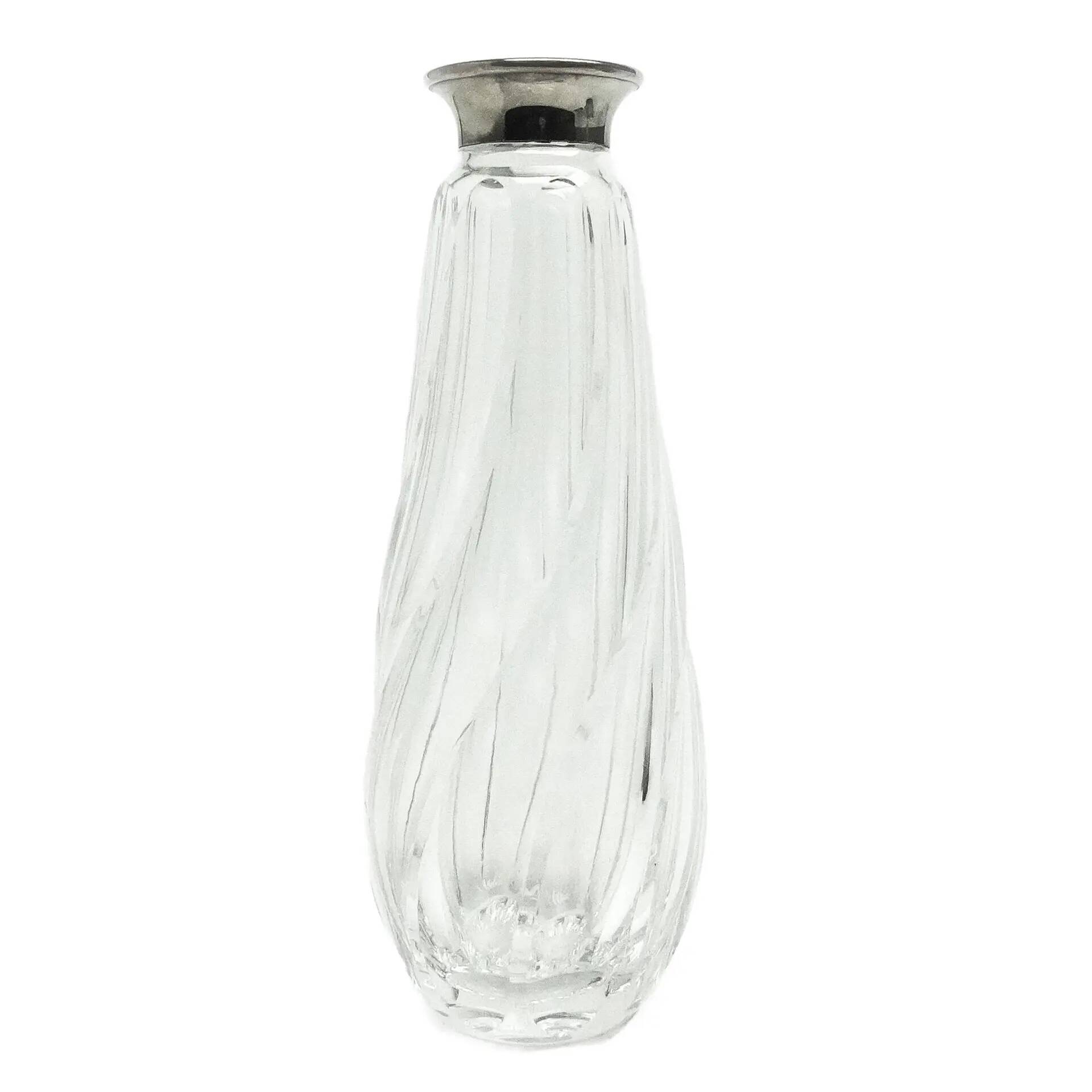 Vase Art Déco, cristal, Norvège, années 1950