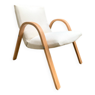 Bow Wood armchair from the 50s by Steiner