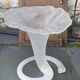 Corolla vase in antique frosted glass