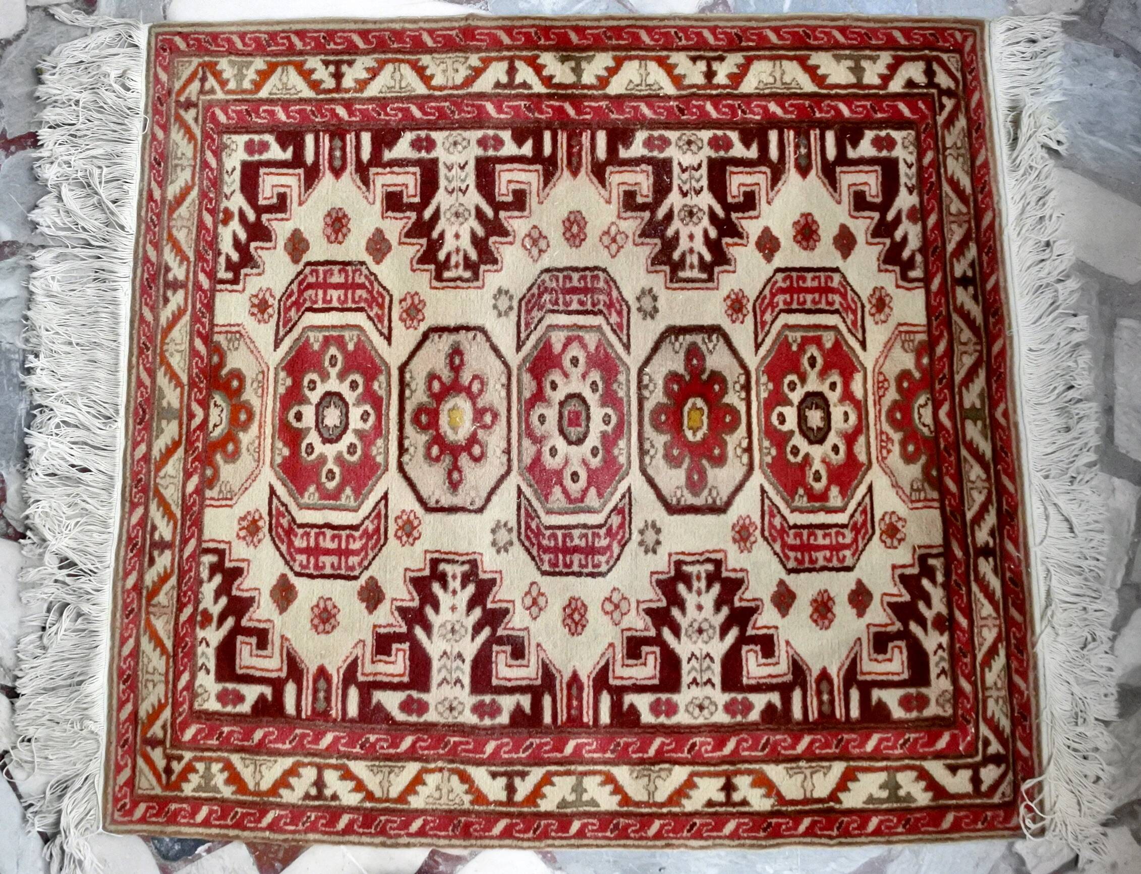 Vintage Senneh Rug 90x95cm