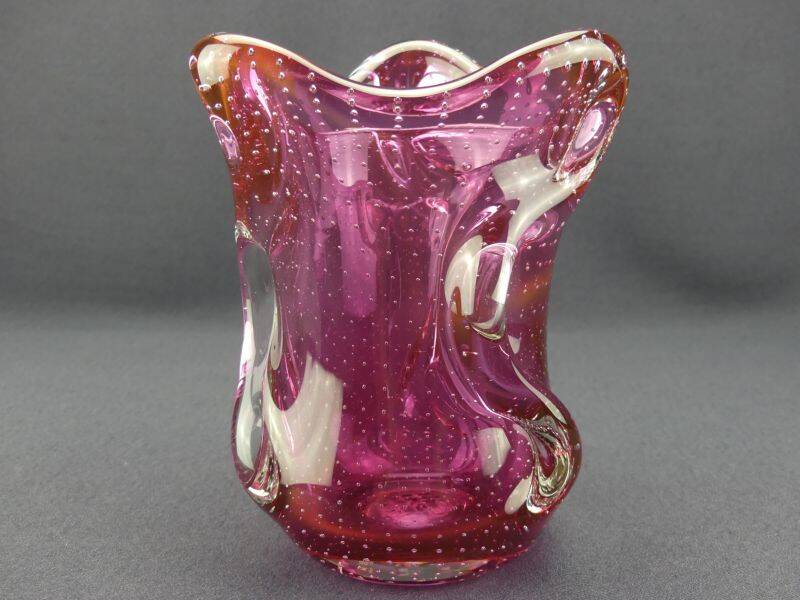Murano, bullicante vase DLG Archimede Seguso
