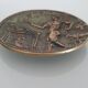 Art Deco bronze pocket emptier by Max Le Verrier