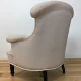 Napoleon III toad armchair forms lambrequin